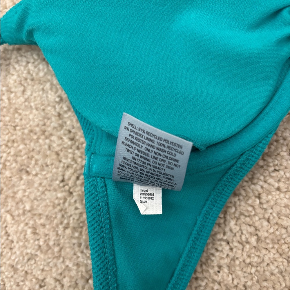 Women’s target shade and shore teal Bikini Top 34B removable pads - Picture 6 of 6